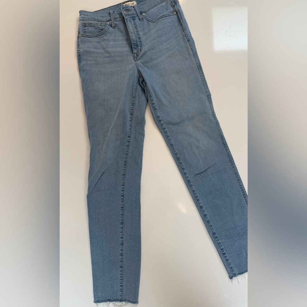 Madewell 10” High-Rise Skinny Crop - Light Blue Skinny Jeans for Women